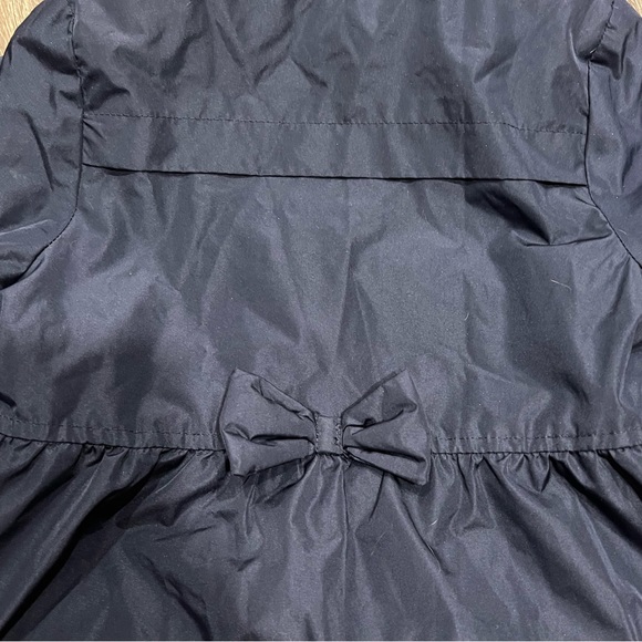 London Fog Navy Blue Girls Winter Coat w/ Heart Accent - Picture 6 of 9